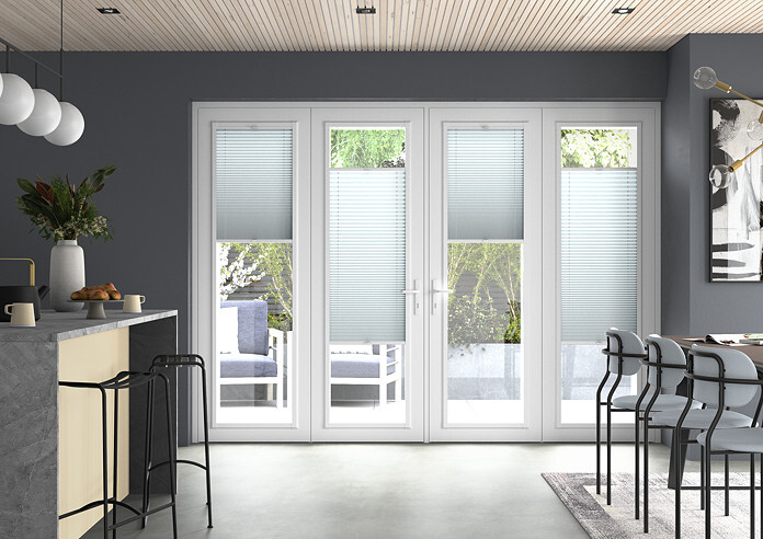 Pleated (Blackout), Pearl White - Perfect Fit Blind - Image 6